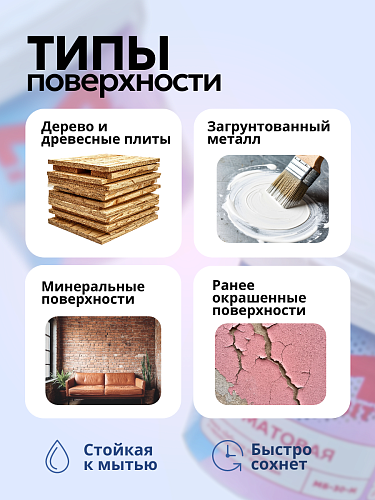 Эмаль акриловая универсальная МБ-30 Матовая